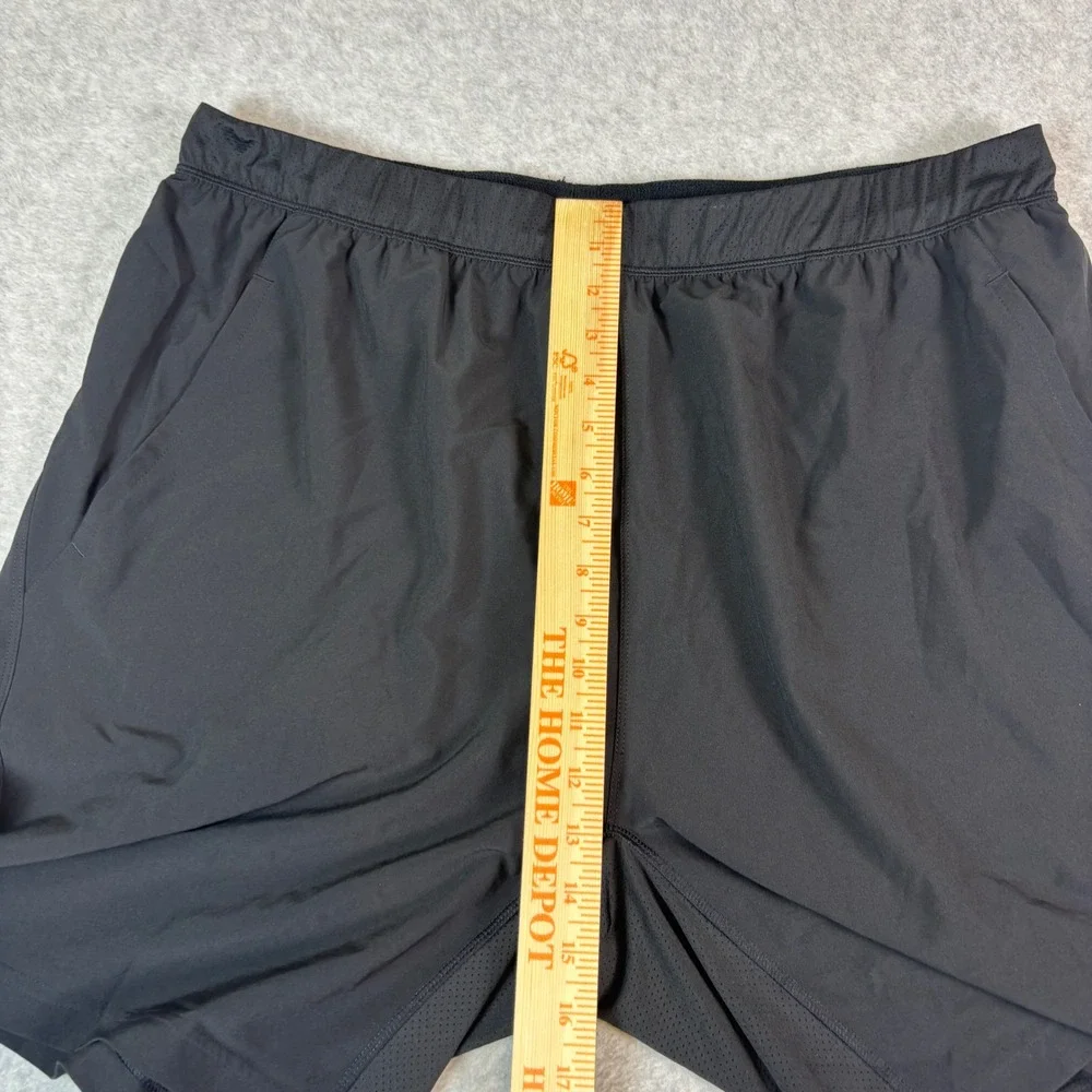 Adidas Rutgers Scarlet Knights Mens Black Athletic Training Shorts Size‎ 2XL New